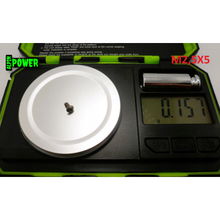 M2,5x5 śruba imbusowa iso 7380 tytanowa gr 2 śruby tytanowe