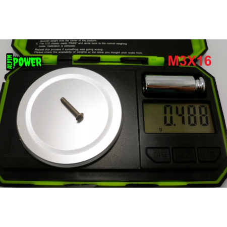 M3x16 śruba tytanowa z łbem kulistym imbusowa iso 7380 tytan grade 2