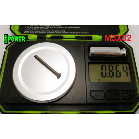 M3x32 śruba tytanowa z łbem kulistym imbusowa iso 7380 tytan grade 2