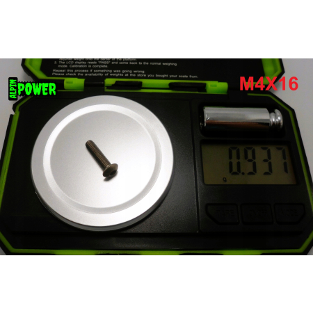 M4x16 śruba tytanowa z łbem kulistym imbusowa iso 7380 tytan grade 2