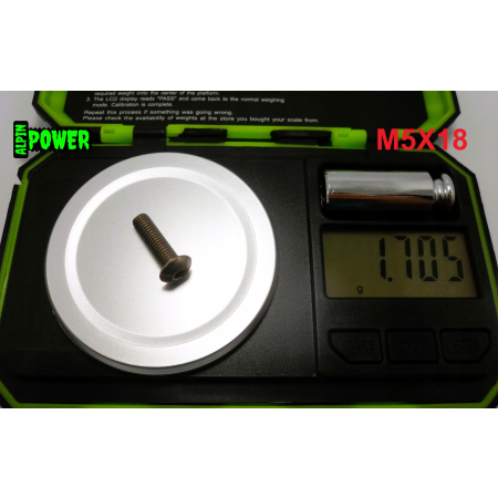 M5x18 śruba tytanowa z łbem kulistym imbusowa iso 7380 tytan grade 2