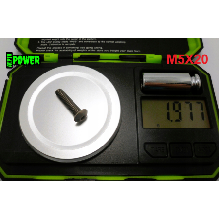 M5x20 śruba tytanowa z łbem kulistym imbusowa iso 7380 tytan grade 2