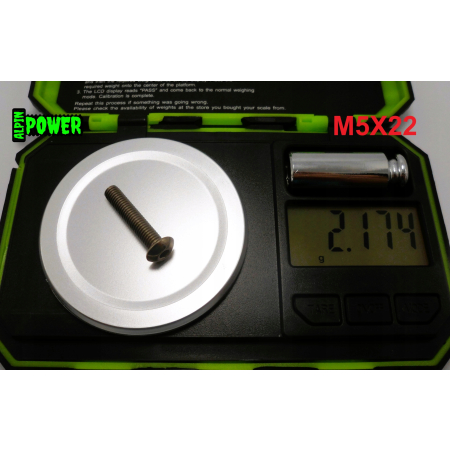 M5x22 śruba tytanowa z łbem kulistym imbusowa iso 7380 tytan grade 2