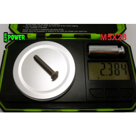 M5x28 śruba tytanowa z łbem kulistym imbusowa iso 7380 tytan grade 2