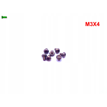 M3x4 śruba tytanowa torx iso 7380 tytan gr 2 śruby tytanowe torx śrubki