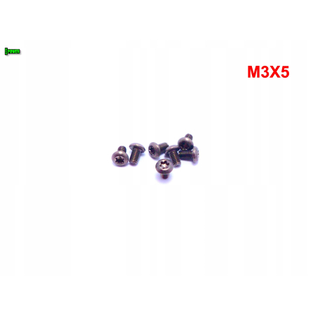 M3x5 śruba tytanowa torx iso 7380 tytan gr 2 śruby tytanowe torx śrubki