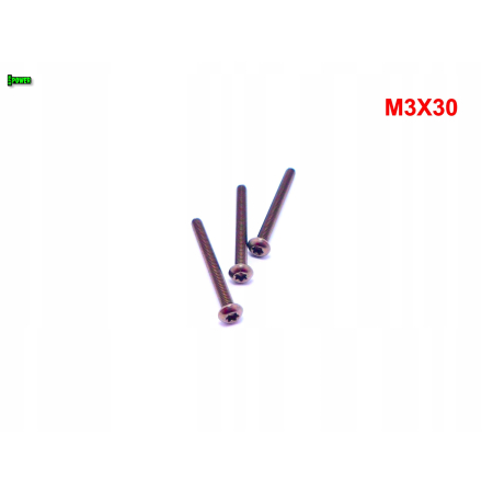 M3x30 śruba tytanowa torx iso 7380 tytan gr 2 śruby tytanowe torx śrubki