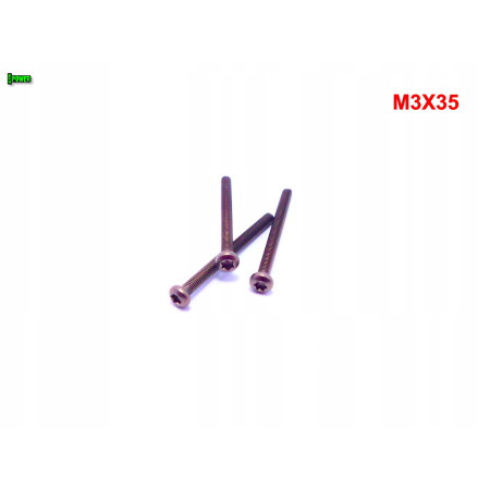 M3x35 śruba tytanowa torx iso 7380 tytan gr 2 śruby tytanowe torx śrubki