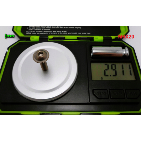 M6x20 śruba tytanowa z łbem kulistym imbusowa iso 7380-2 tytan grade 2