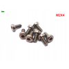 M2x4 śruba tytanowa z łbem walcowym obniżonym torx din7984tx śruby tytanowe