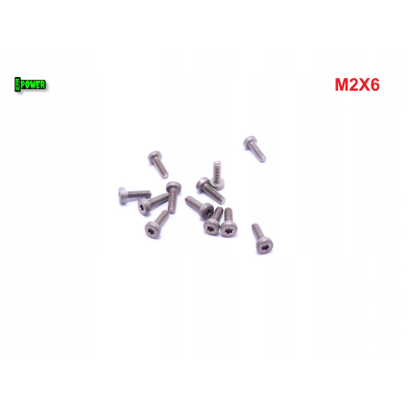 M2x6 śruba tytanowa z łbem walcowym obniżonym torx din7984tx śruby tytanowe