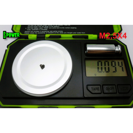 M2,5x4 śruba tytanowa z łbem stożkowym torx din7991tx śruby tytanowe gr 2