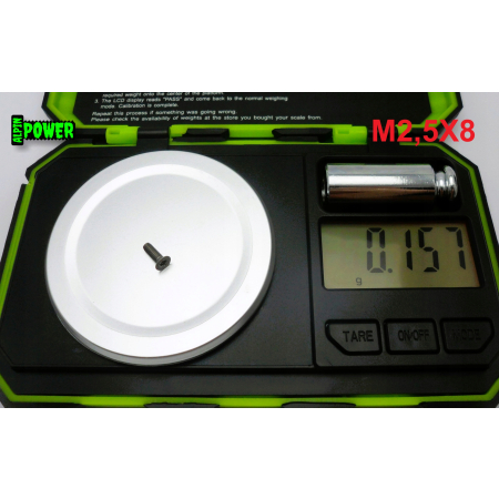 M2,5x8 śruba tytanowa z łbem stożkowym torx din7991tx śruby tytanowe gr 2