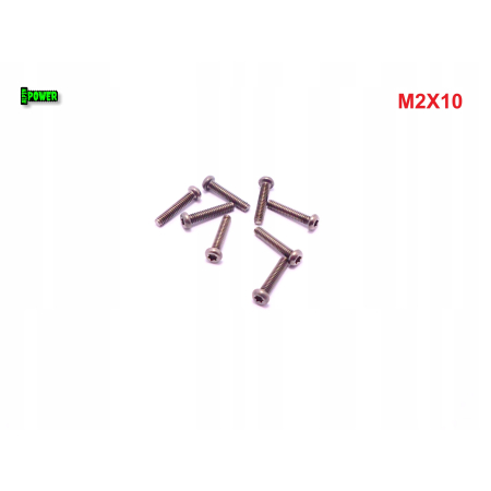 M2x10 śruba tytanowa z łbem walcowym wypukłym torx din7985tx śruby tytanowe