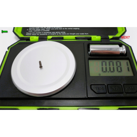 M2x7 tytanowa śruba z płaskim łbem krzyżowym tytan gr2