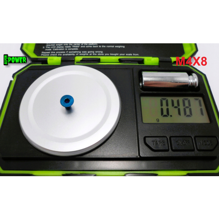 M4x8 śruba tytanowa gr2 imbusowa din 7991 śruby tytanowe kolorowe niebieska