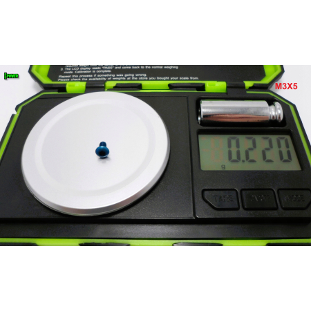 M3x5 śruba tytanowa gr2 imbusowa iso 7380 śruby tytanowe kolorowe niebieska