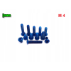 M4x16 śruba tytanowa gr2 imbusowa iso 7380 śruby ti kolorowe niebieska