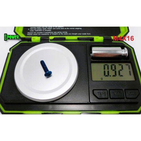 M4x16 śruba tytanowa gr2 imbusowa iso 7380 śruby ti kolorowe niebieska