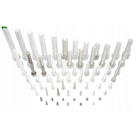 M2,5x5 śruba imbusowa din 912 iso 4762 śruba aluminiowa śruby aluminiowe