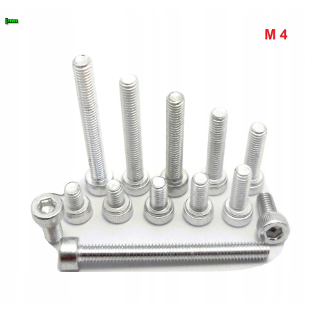 M4x25 śruba imbusowa din 912 iso 4762 śruba aluminiowa śruby aluminiowe