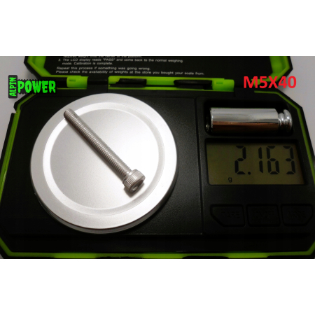 M5x40 śruba imbusowa din 912 iso 4762 aluminiowa