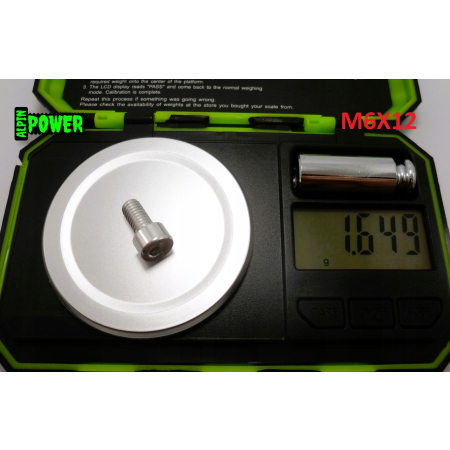 M6x12 śruba imbusowa din 912 iso 4762 aluminiowa