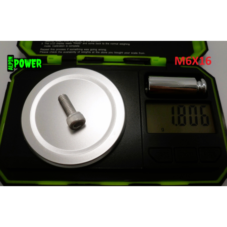 M6x16 śruba imbusowa din 912 iso 4762 aluminiowa