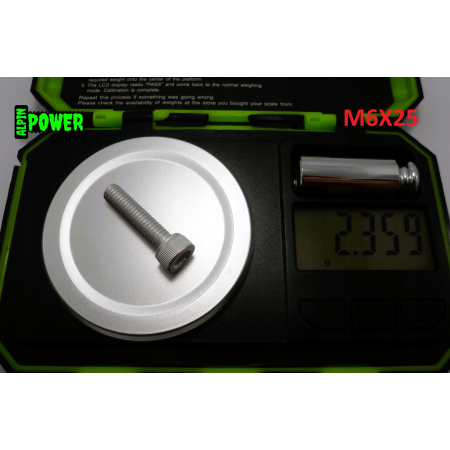 M6x25 śruba imbusowa din 912 iso 4762 aluminiowa