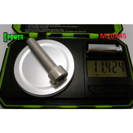 M10x45 śruba imbusowa din 912 iso 4762 aluminiowa