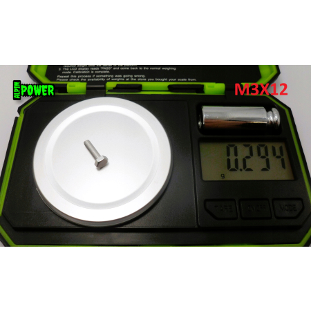 M3x12 śruba aluminiowa sześciokątna din 933 aluminium 6061 śruby aluminiowe