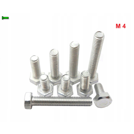 M4x12 śruba aluminiowa sześciokątna din 933 aluminium 6061 śruby aluminiowe