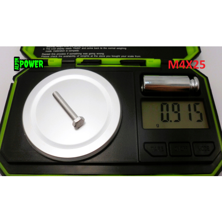 M4x25 śruba aluminiowa sześciokątna din 933 aluminium 6061 śruby aluminiowe