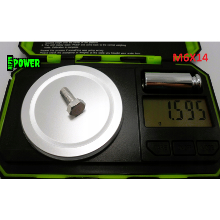 M6x14 śruba aluminiowa sześciokątna din 933 aluminium 6061 śruby aluminiowe