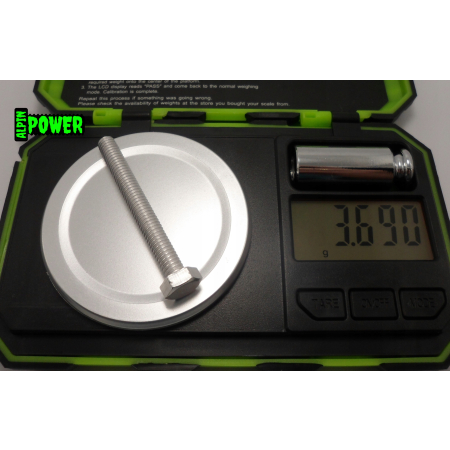 M6x50 śruba din 933 iso 4017 aluminiowa