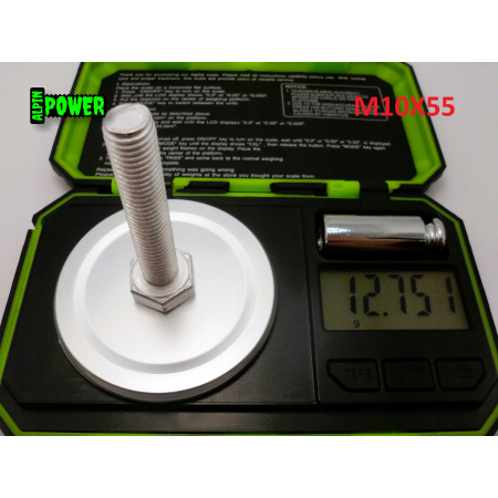 M10x55 śruba aluminiowa din933 aluminium 6061 śruby aluminiowe sześicokątne