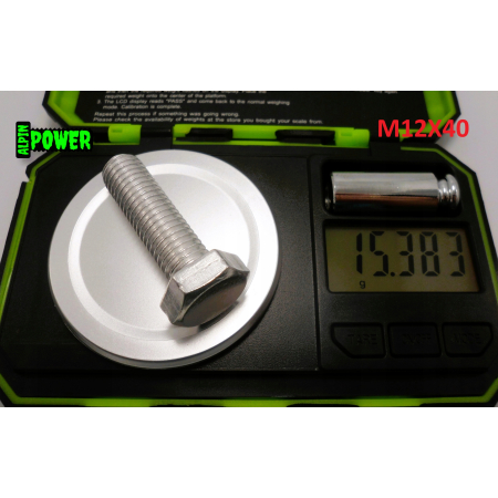 M12x40 śruba din 933 iso 4017 aluminiowa