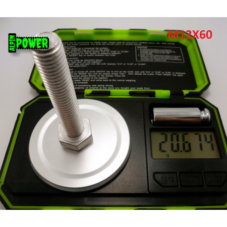 M12x60 śruba din 933 iso 4017 aluminiowa