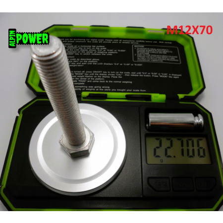 M12x70 śruba din 933 iso 4017 aluminiowa