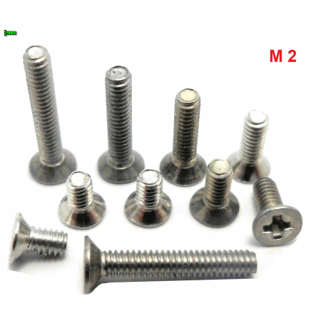 M2x6 śruba aluminiowa stożkowa din 965 śruby aluminiowe stożkowe