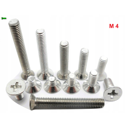 M4x25 śruba aluminiowa stożkowa din 965 śruby aluminiowe stożkowe