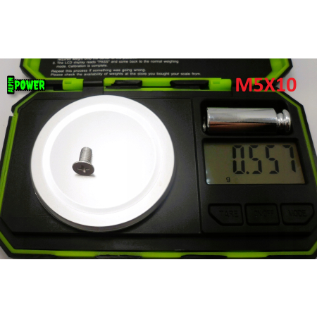 M5x10 śruba din 965 iso 7046 aluminiowa