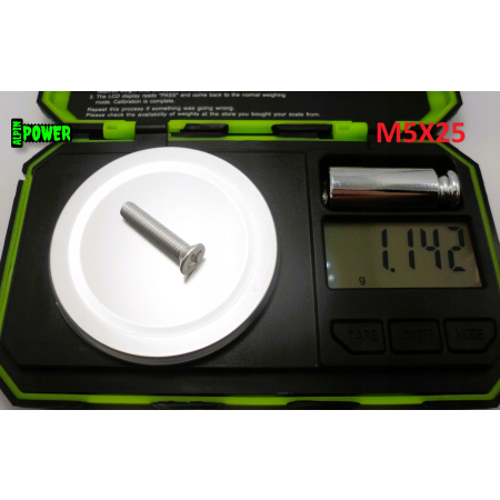 M5x25 śruba din 965 iso 7046 aluminiowa