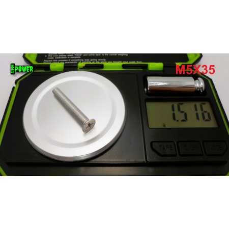 M5x35 śruba aluminiowa stożkowa din 965 iso 7046 śruby aluminiowe m5