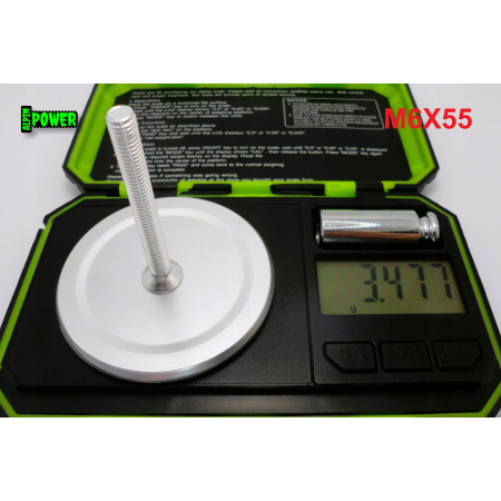 M6x55 śruba aluminiowa stożkowa din 965 iso 7046 śruby aluminiowe m6