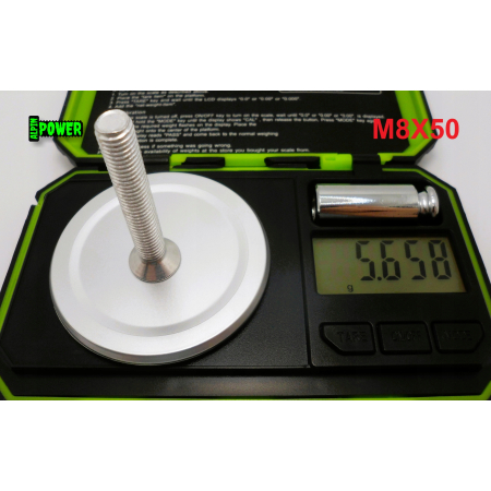 M8x50 śruba aluminiowa stożkowa din 965 iso 7046 śruby aluminiowe m8