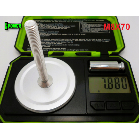 M8x70 śruba aluminiowa stożkowa din 965 iso 7046 śruby aluminiowe m8