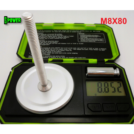 M8x80 śruba aluminiowa stożkowa din 965 iso 7046 śruby aluminiowe m8