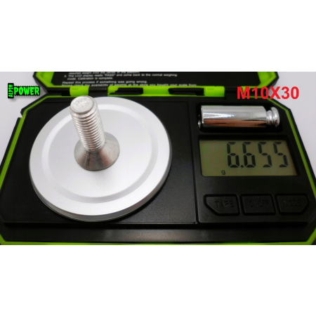 M10x30 śruba aluminiowa stożkowa din 965 iso 7046 śruby aluminiowe m10