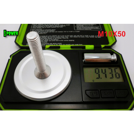 M10x50 śruba aluminiowa stożkowa din 965 iso 7046 śruby aluminiowe m10